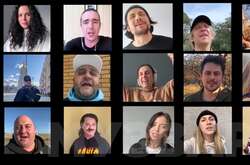 Хлывнюк, Джамала, Зибров и другие звезды вместе спели гимн сечевых стрельцов (видео)