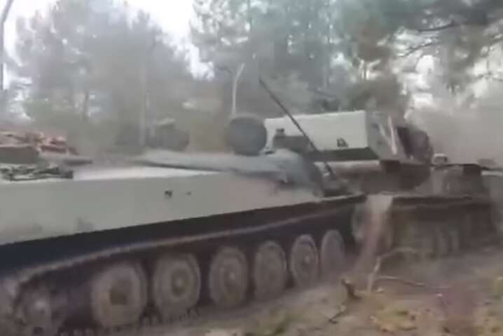Нацгвардейцы отбили у оккупантов самоходную артиллерийскую установку (видео)