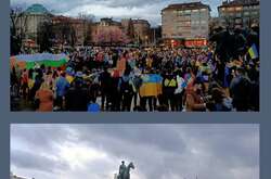 Шокуючий контраст. У Софії пройшли два мітинги за Україну та за Росію (фото)
