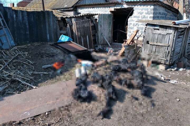 Росіяни живцем спалили мирних мешканців на Харківщині (фото)