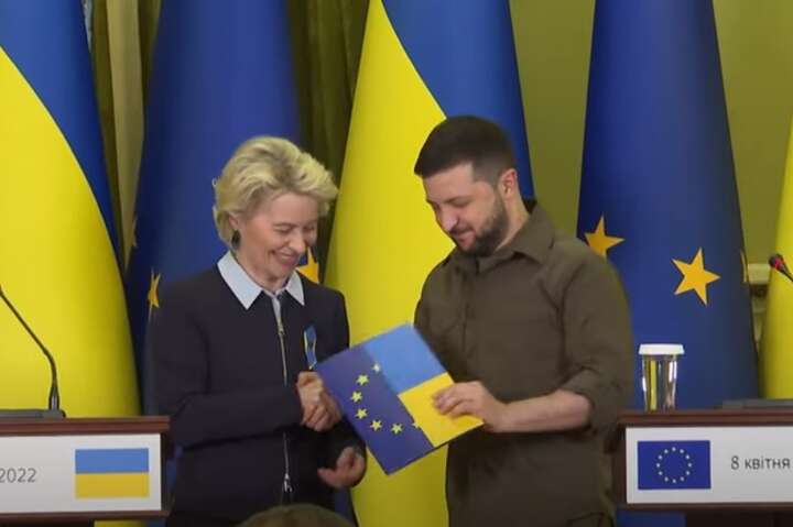 ЄС передав Україні опитувальник для надання статусу кандидата 