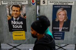 На президентських виборах у Франції знову до другого туру вийшли центрист Макрон і права Ле Пен