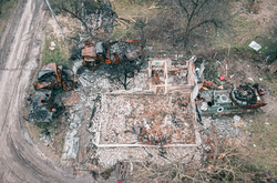 Оккупанты почти полностью уничтожили село на Черниговщине (фото)