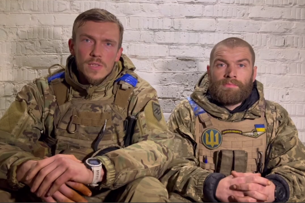 Командири полку «Азов» і 36-ї бригади записали відеозвернення із Маріуполя 