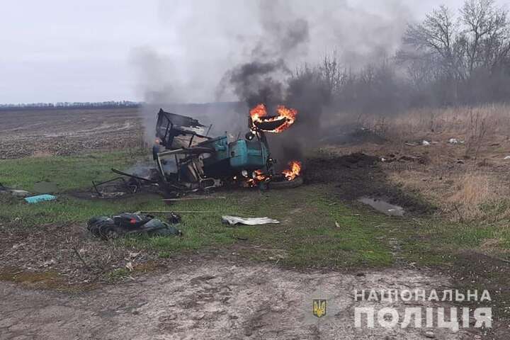 Чернігівщина: тракторист підірвався на протитанковій міні і загинув (фото)