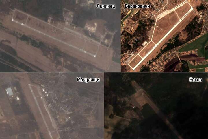 На аеродромах Білорусі значно поменшало російських літаків (фото)