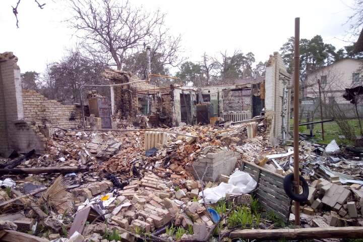 Рашисти знищили архів В’ячеслава Чорновола у Бучі (фото)