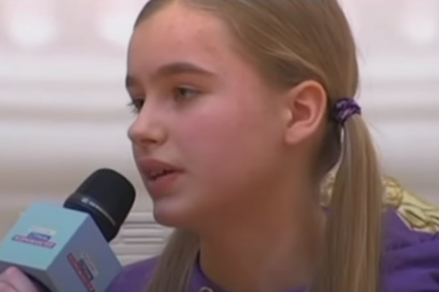 Путін використав дівчинку з Луганська у пропагандистській провокації (відео)