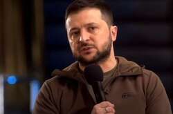 Владимир Зеленский проводит пресс-конференцию в киевской подземке