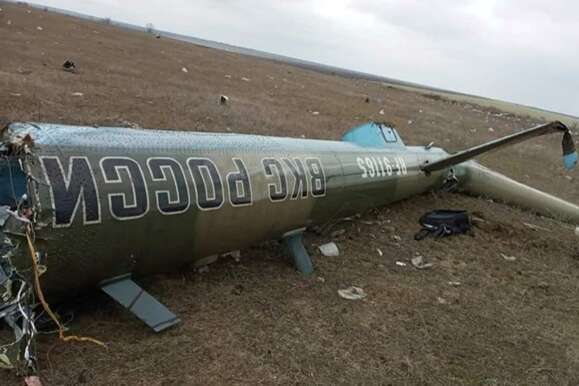 Украинские защитники сбили вражеский вертолет