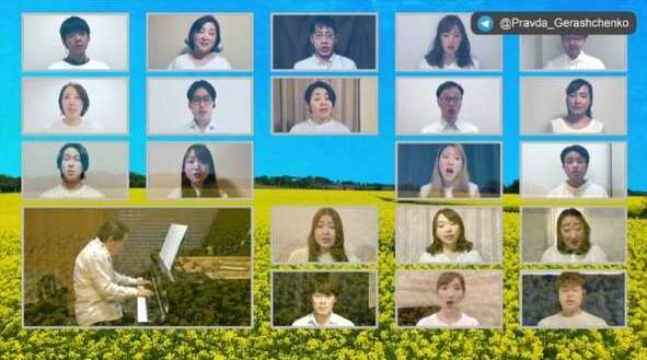 Японський хор записав власну версію гімну України (відео) 
