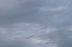 Військові збили три російські ракети в небі над Одесою