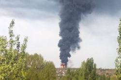 Пожежі на нафтобазі передував сильний вибух