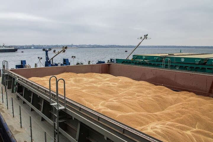 Шмигаль розповів, скільки зерна заблокувала РФ у портах України