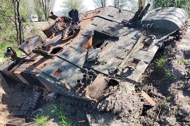 Військові знищили рідкісну бойову машину окупантів (фото)