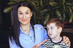 Маша Ефросинина с сыном