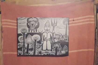 Легендарний художник Марчук подарував свою картину військовим (фото)