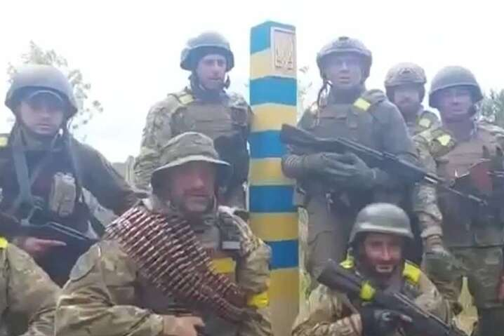 Наши бойцы на Харьковщине дошли до границы (видео)