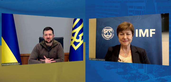 Зеленський закликає МВФ прискорити допомогу Україні