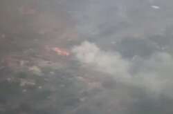 Боеприпасы на складе россиян сдетонировали, вызвав пожар