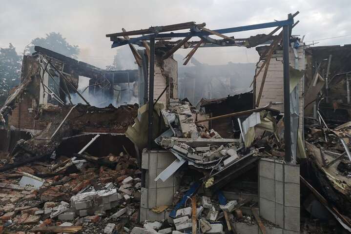 Святогорск: россияне полностью разрушили музыкальную школу (фото)