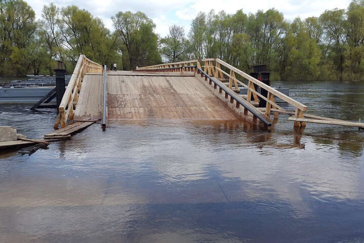 В Черниговской области поднялся уровень воды в реках: дороги затоплены
