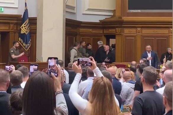 Президент Польши Дуда выступил в Верховной Раде (видео)