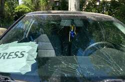 На Донбассе журналисты попали под вражеский обстрел (фото)