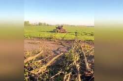 Уничтоженный российский танк