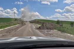 Артилерія окупантів досягає до траси