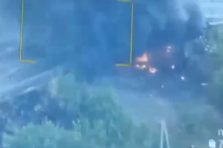 Артилеристи накрили вогнем загарбників на переправі (відео)