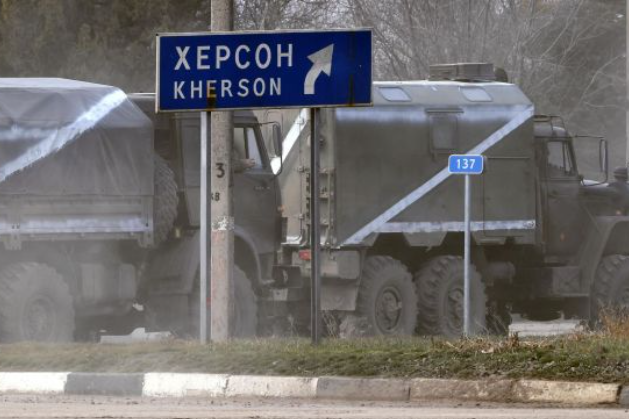 Рашисти перекидають війська з Мелітополя на Херсон (відео)