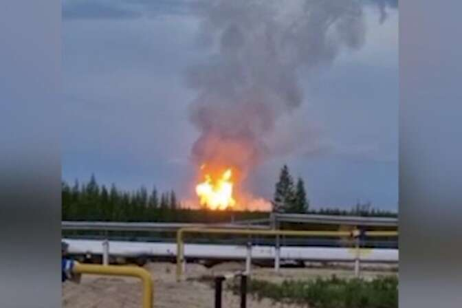 В России загорелось крупнейшее газовое месторождение (видео)