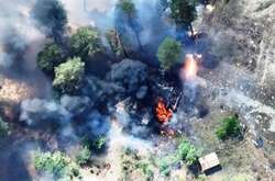 Артилеристи знищили дві ворожі машини РСЗВ «Ураган» (фото)