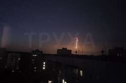 Зафіксовано момент падіння ракети 