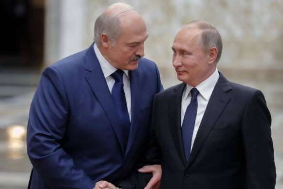 Лукашенко прибув до Петербурга на зустріч із Путіним