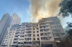 Российская ракета попала в столичную многоэтажку