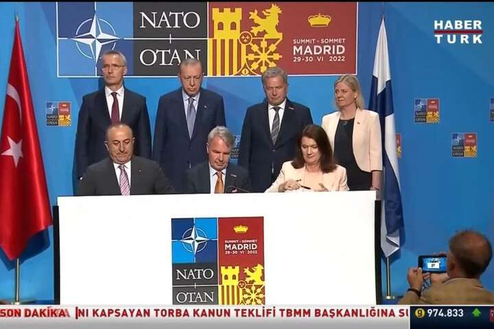 Туреччина зніме вето на вступ Фінляндії та Швеції до НАТО