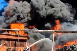 У Москві велика пожежа. Перші фото та відео