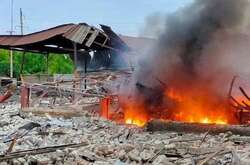 Дніпропетровщина: окупанти знищили склад з зерном