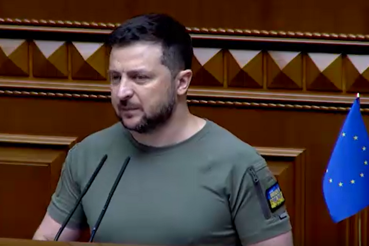 Зеленський виступив у Раді (відео)
