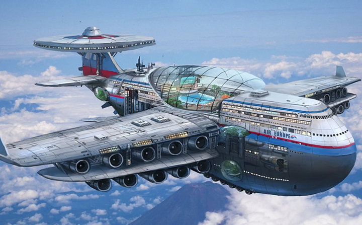 «Транспорт будущего»: представлен концепт летающего отеля Sky Cruise (видео)