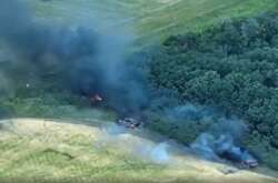 Українські захисники знищили колону російської техніки під Лисичанськом (відео)