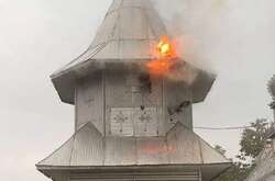 На Буковині блискавка вдарила в церкву Московського патріархату (фото)