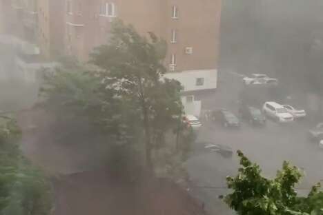 Москвою пронісся потужний ураган (відео)