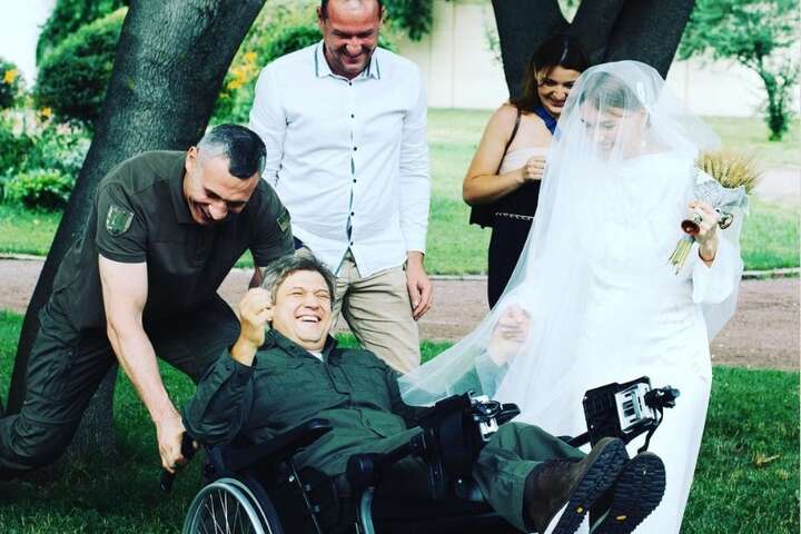 Екссекретар РНБО Данилюк одружився в інвалідному візку (фото)