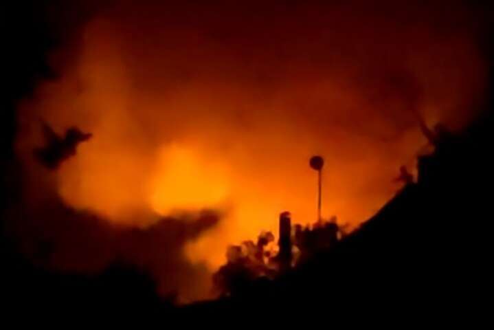 Ночь фейерверков: на оккупированном Донбассе взорвались склады рашистов (видео)