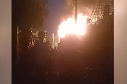 Бытовой пожар в Мариуполе до истерики испугал оккупантов (видео)