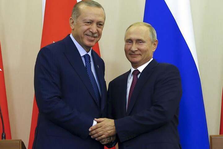 Ердоган зустрінеться з Путіним в Ірані