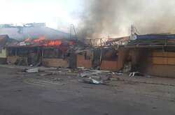 Через обстріли у місті виникли пожежі